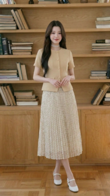ĐẦM LIỀN XẾP LI